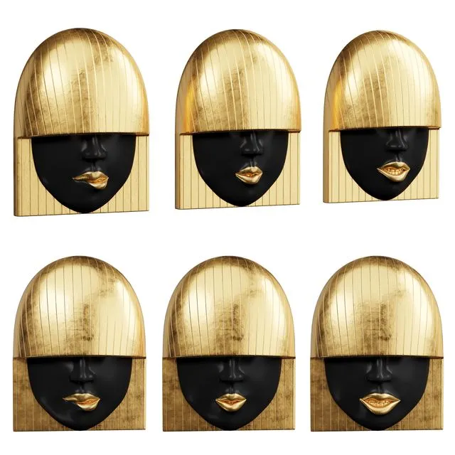 Panel Fashion Face Wall Tiles Phillips Collection 3dsMax Model