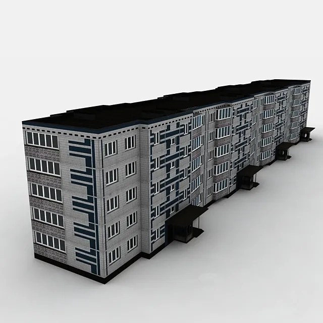 Panel house 1P-303 3ds Max