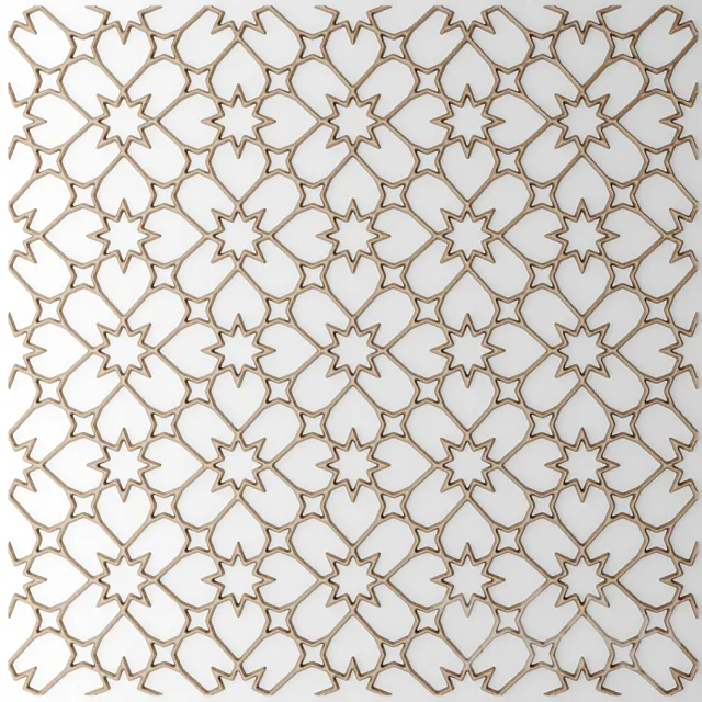 panel lattice arabic classic gothic lattice panel pattern art abstraction decorative interior wall decor 3ds Max