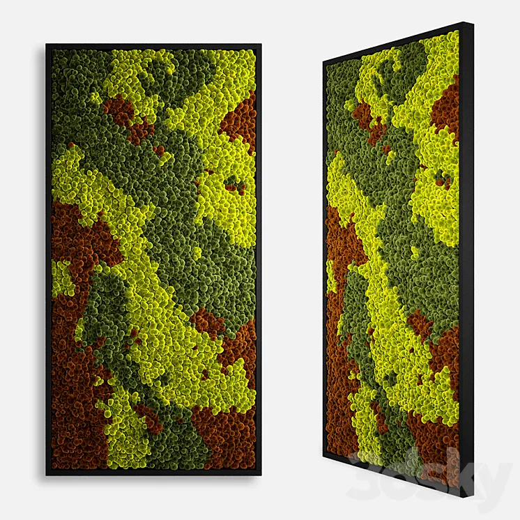 panel moss 3DS Max