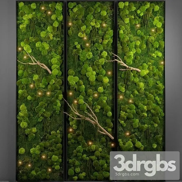 Panel Moss Wall 3dsmax Download