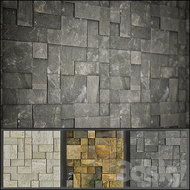 panel stone 3DSMax File