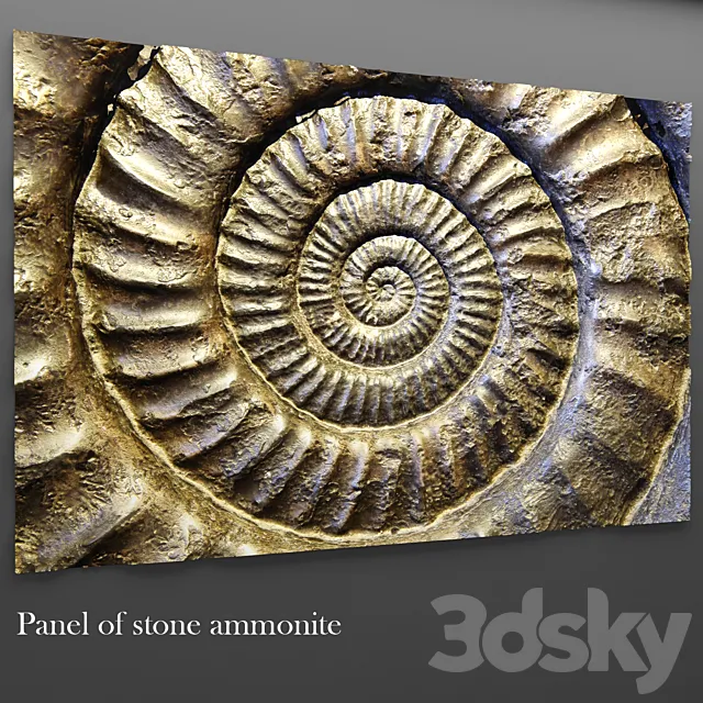 Panel Stone ammonium 3DSMax File