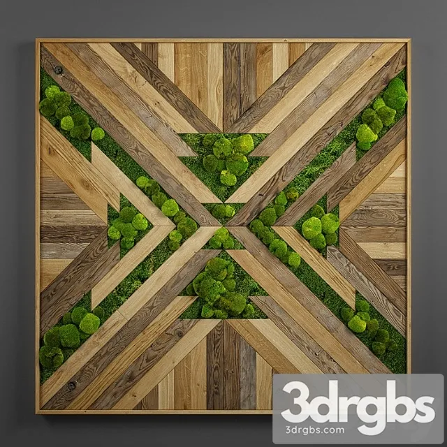 Panel wood art 08 3dsmax Download