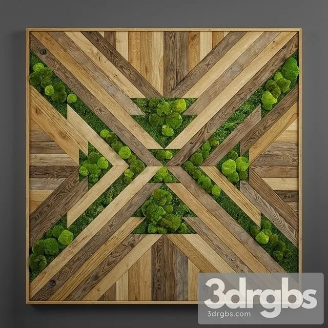 Panel Wood Art 8 3dsmax Download