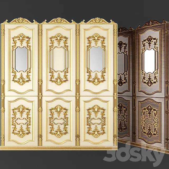 Panels for walls. 3DS Max Model