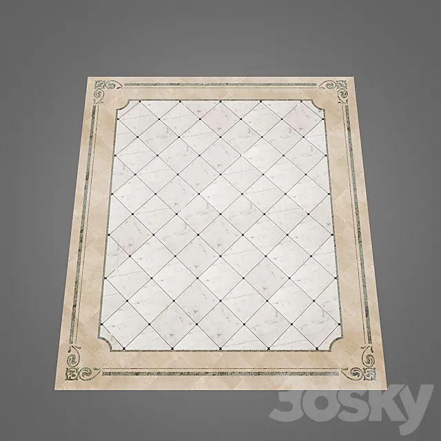 Panels made of marble 3DS Max Model