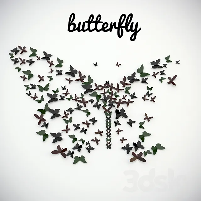 Pano “butterfly” 3DSMax File