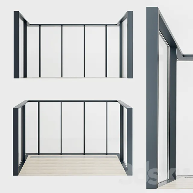 Panoramic glazing 2 3ds Max