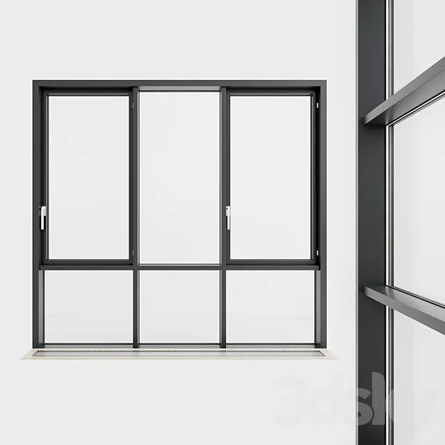 Panoramic glazing. Stained glass. 67 3ds Max