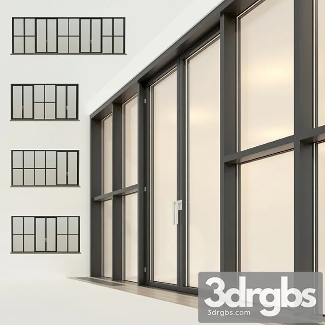 Panoramic glazing. stained glass window 22 3dsmax Download