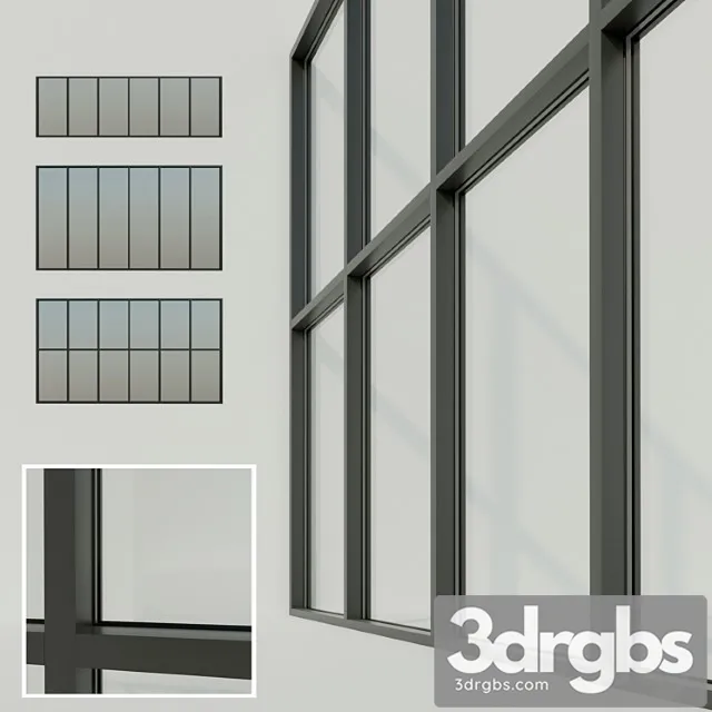 Panoramic Glazing Stained Glass Window 3dsmax Download