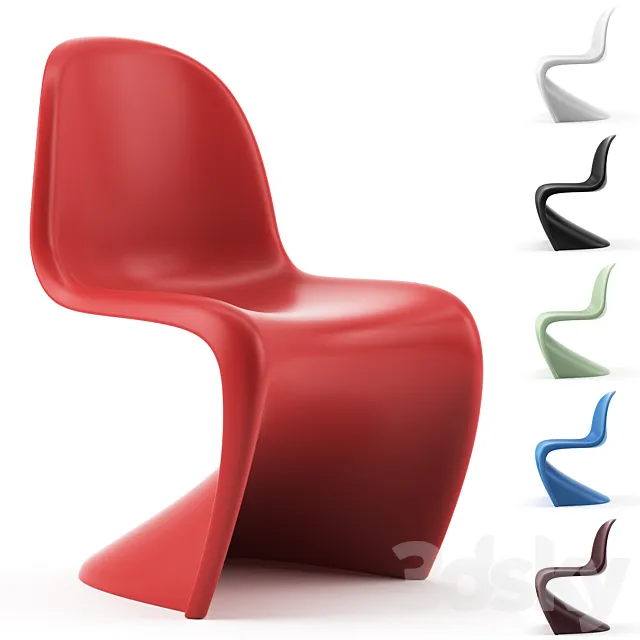 Panton Chair by Vitra 3ds Max