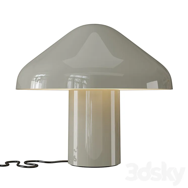 Pao Glass Table Lamp 3DS Max