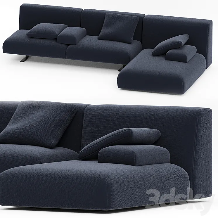Paola Lenti MOVE Modular sofa N4 3DS Max Model