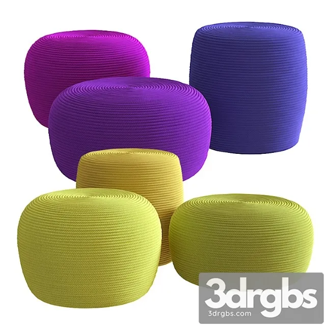 Paola lenti otto pouf 2 3dsmax Download