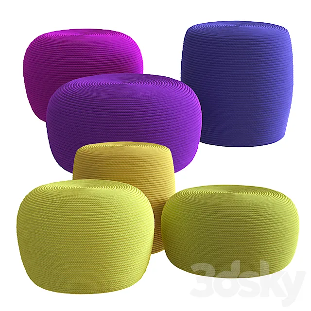 Paola Lenti Otto Pouf 3DSMax File