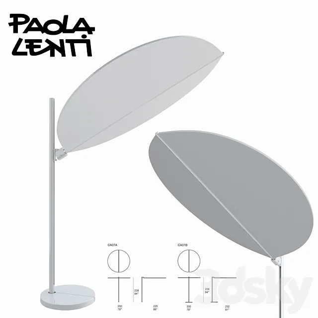 Paola Lenti. outdoor ombrelloni ombra 3DSMax File