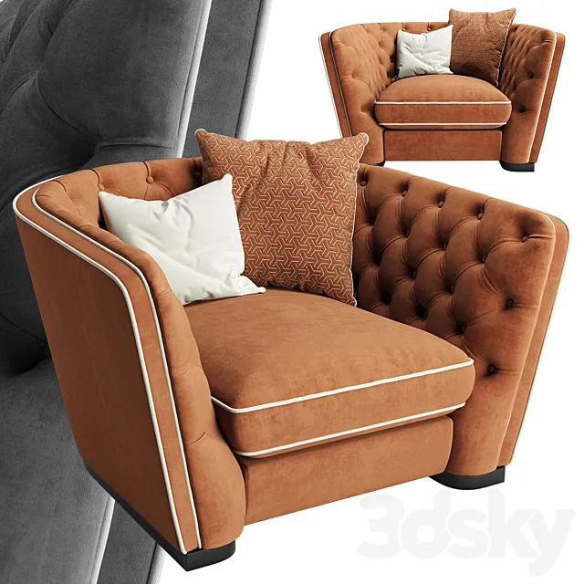 Paolo Armchair 3ds Max