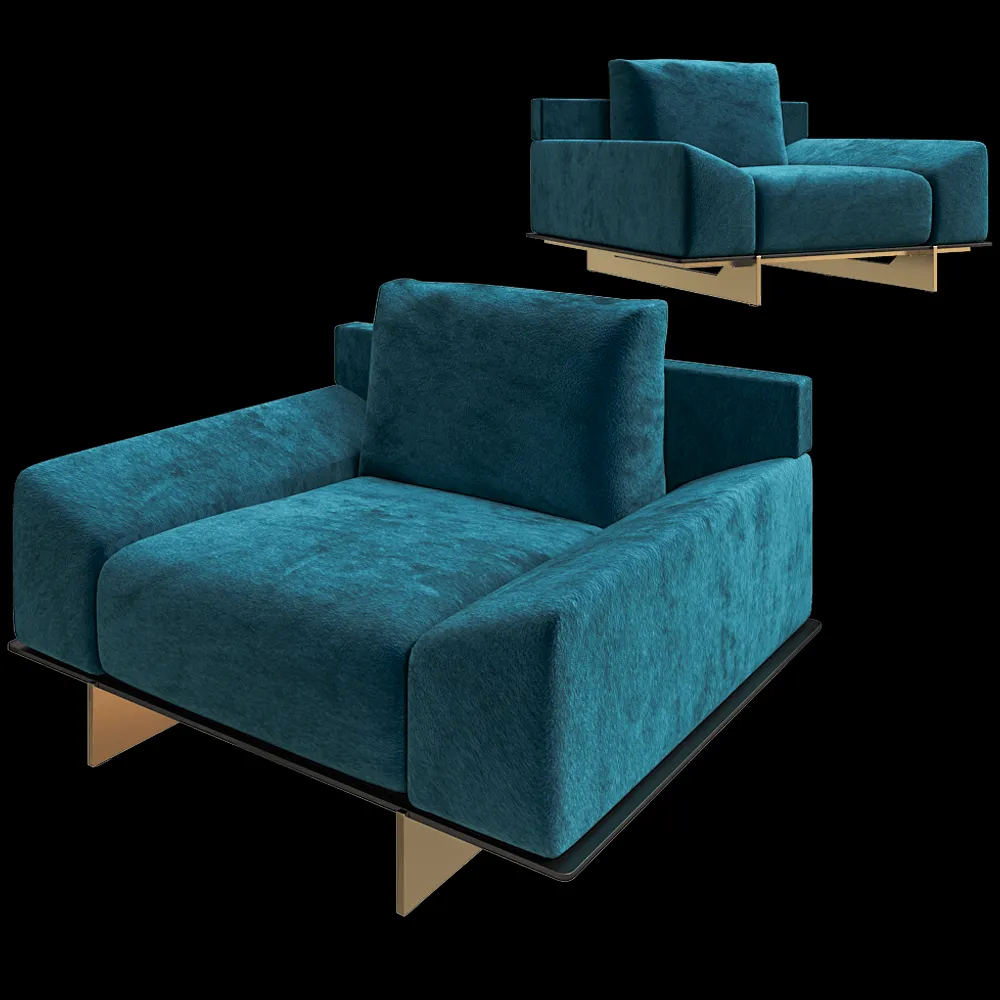 Paolo Castelli – Armchair Ipanema 3ds Max