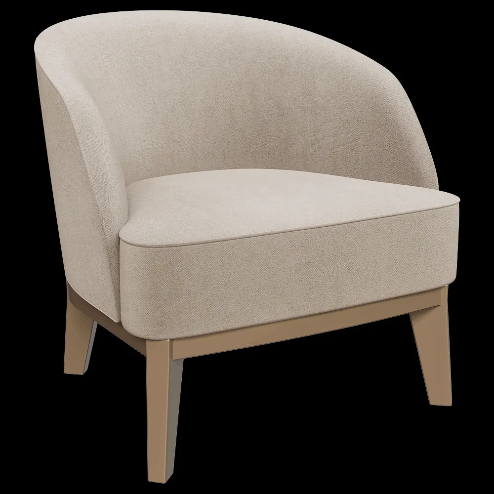 Paolo Castelli – Armchair Venice 3ds Max