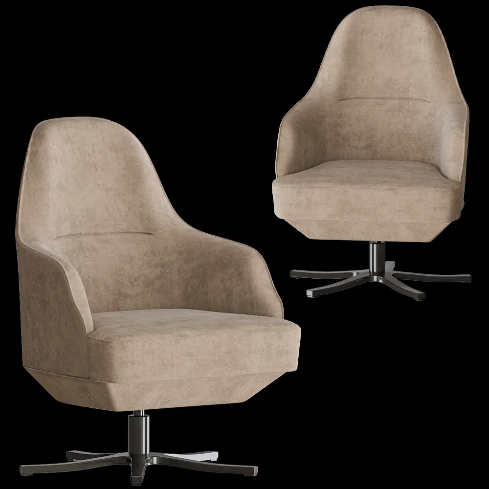 Paolo Castelli – Armchair Venice Office 3ds Max