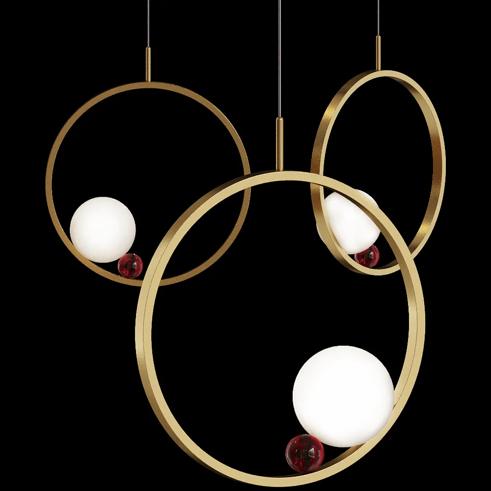 Paolo Castelli – Ceiling lamp Joy Suspension 3ds Max