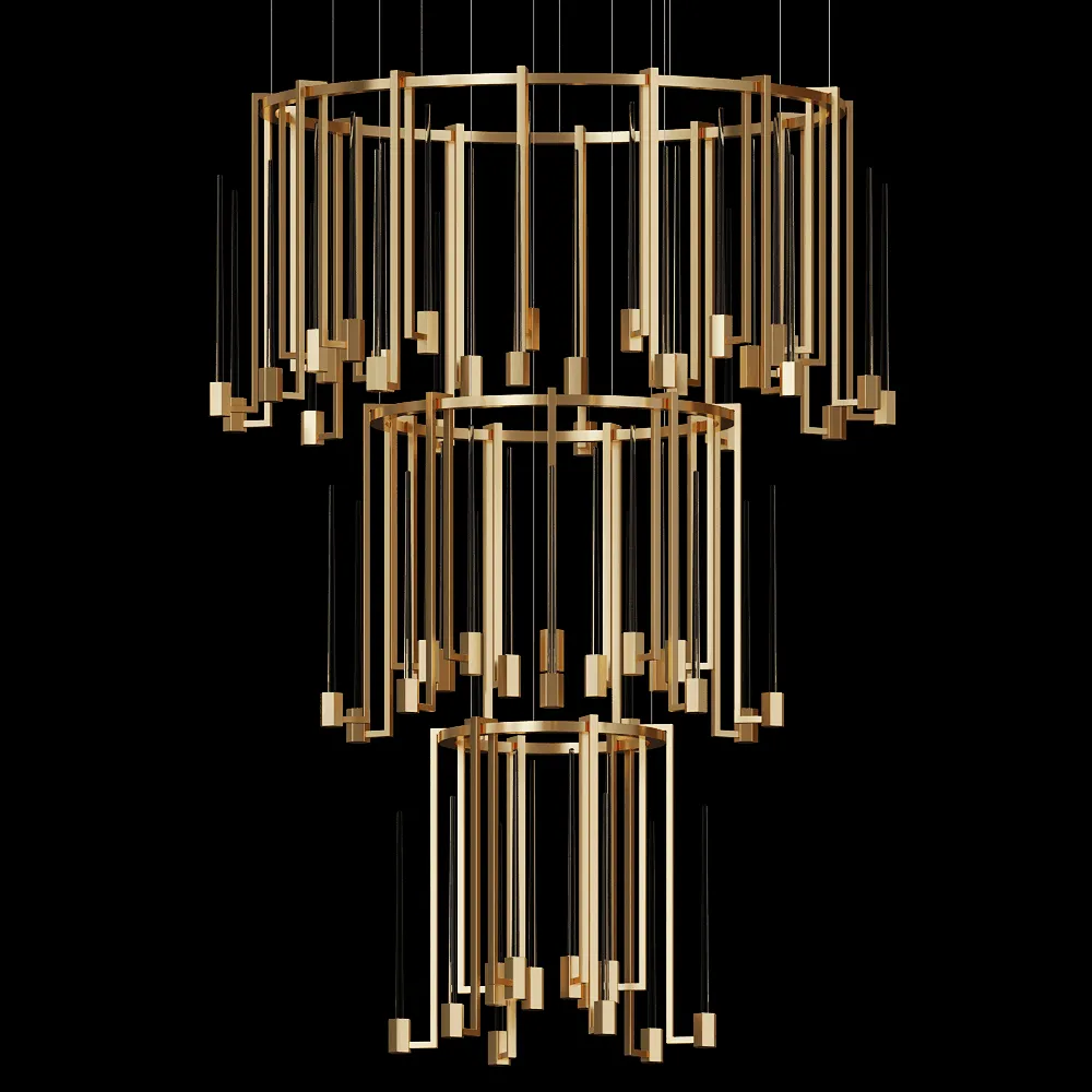 Paolo Castelli – Ceiling lamp Kalì Supension 3ds Max