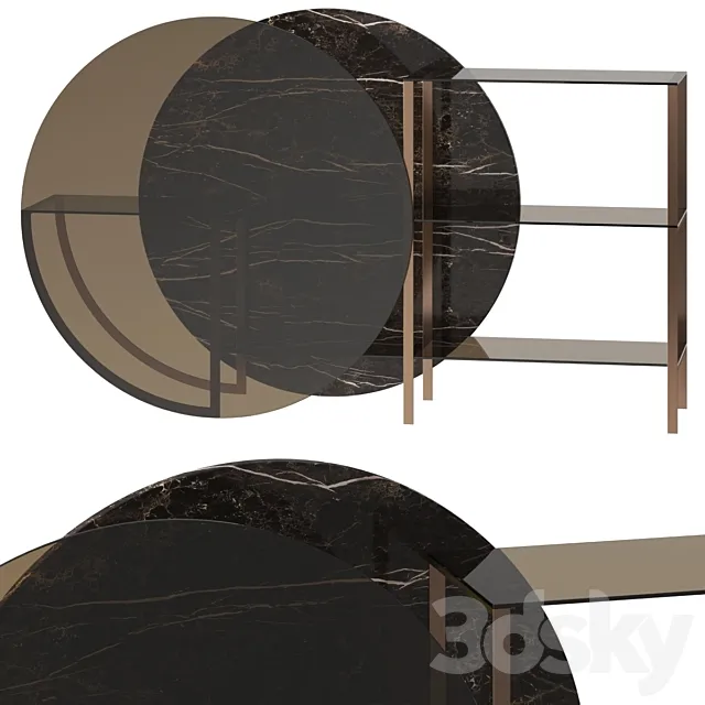 Paolo Castelli Cultum Console Table 3ds Max