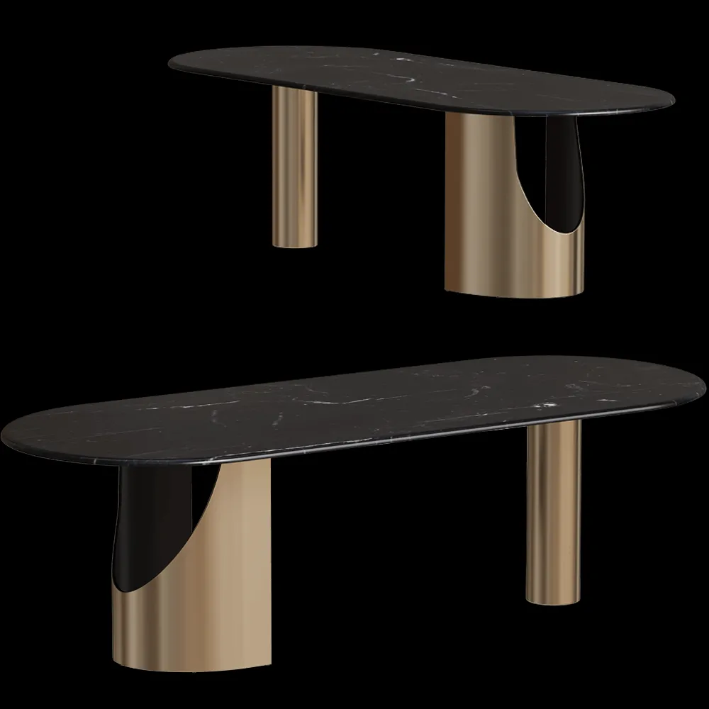 Paolo Castelli – Dining table Ellipse 3ds Max