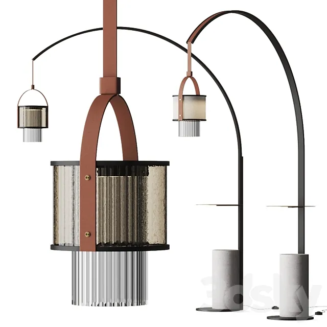 Paolo Castelli Fanus Floor Lamp 3ds Max