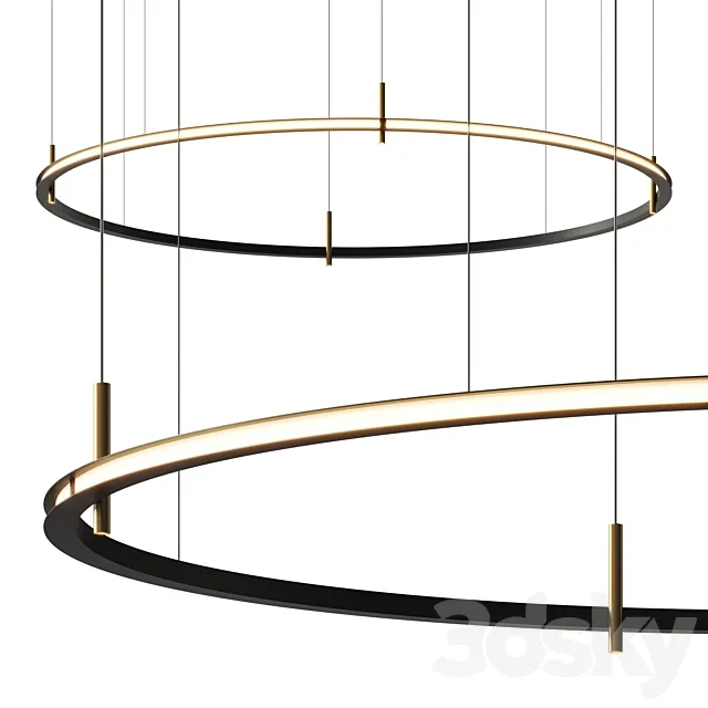 Paolo Castelli Labilis Mega Ring Pendant Lamp 3ds Max