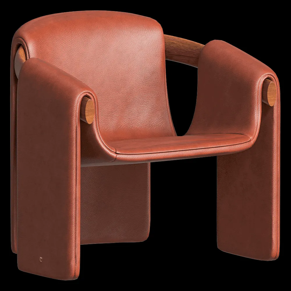 Paolo Castelli – Lounge chair Sari 3ds Max