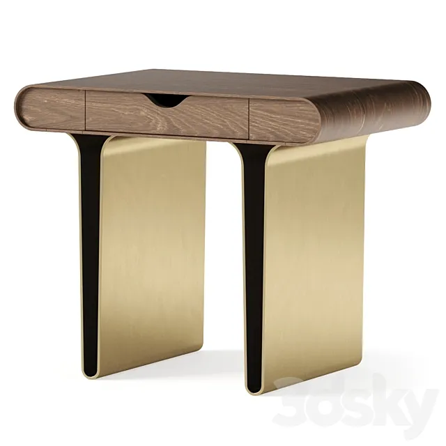 Paolo Castelli Selima Bedside Table 3ds Max