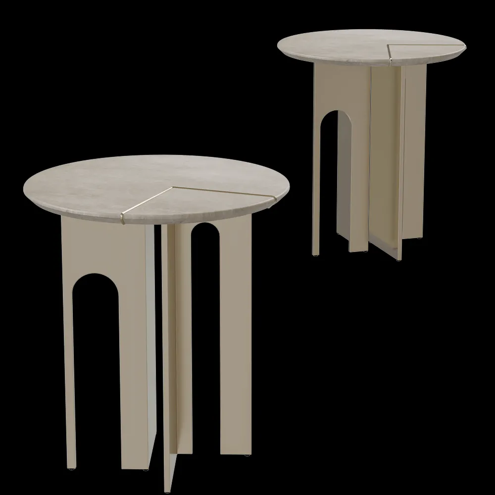 Paolo Castelli – Side table Arche 3ds Max