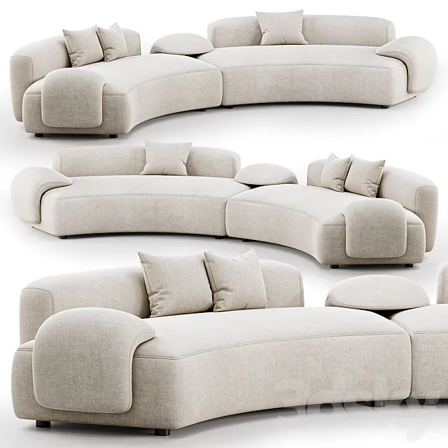 Paolo Castelli Sofa 3ds Max