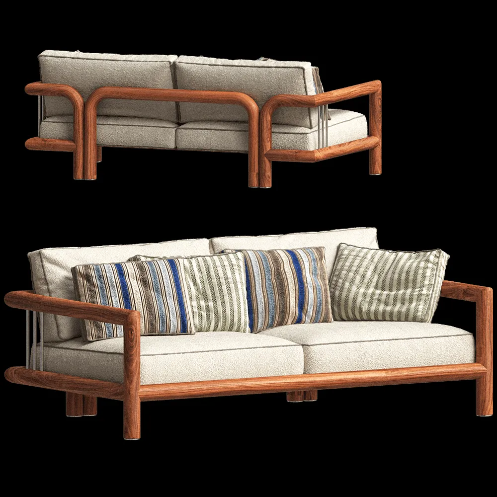 Paolo Castelli – Sofa Imane 3ds Max
