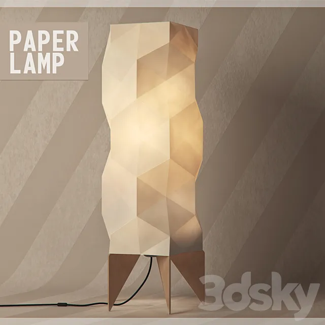 Paper Lamp 3DSMax File