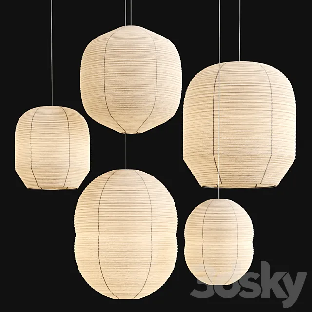 Paper Lanterns by Hotaru 3ds Max