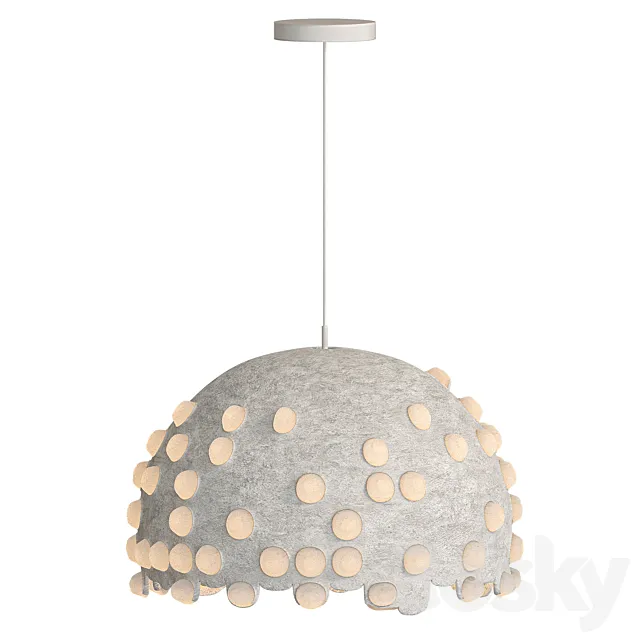 Papier Mache Pendant Lamp 3ds Max