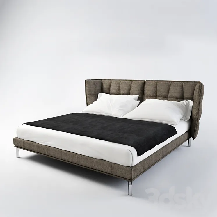 Papilio bed 3DS Max