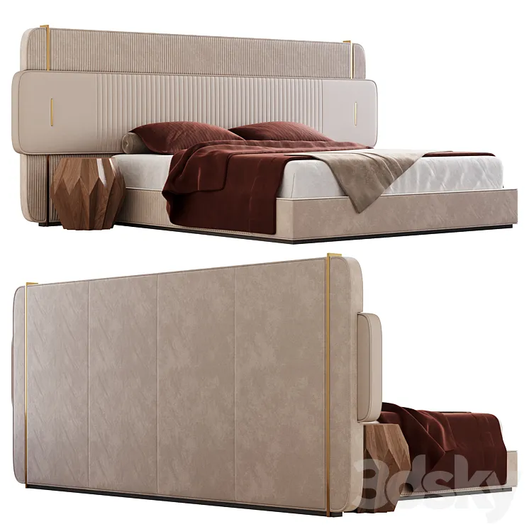 PAPILLON XL CARPANESE HOME BED 3DS Max Model