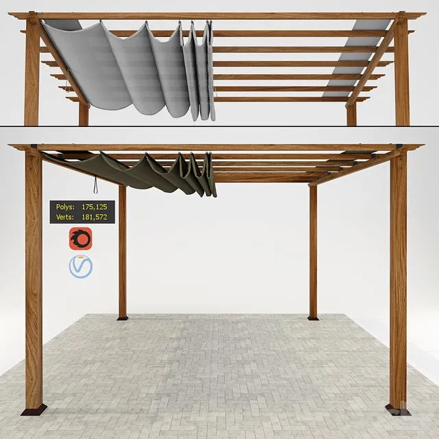 Paragon florence pergola 3dsMax Model
