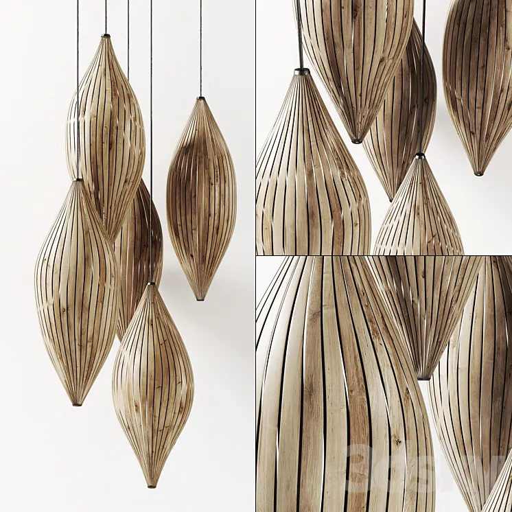 Parametric decor bulb n1 \/ Parametric decor bulbs 3DS Max