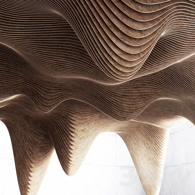 Parametric decor holl _ Parametric decor hall 3DS Max Model