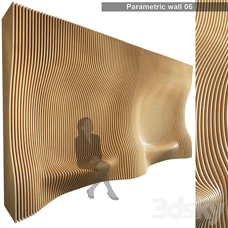 Parametric wall 006 3DS Max