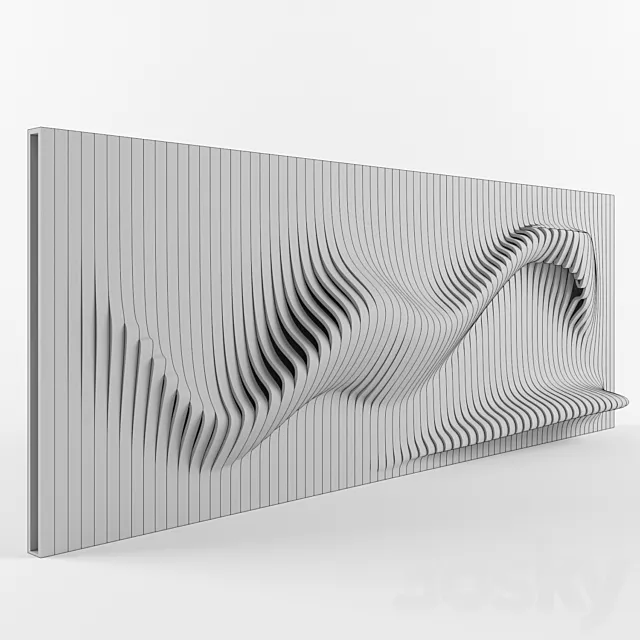 Parametric Wall 3DS Max Model