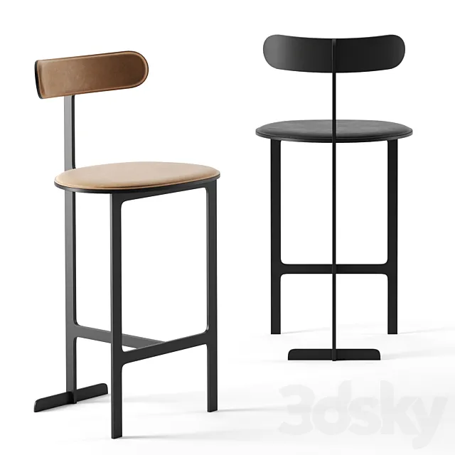 Park Place Bar Stool by Man of Parts 3DSMax File