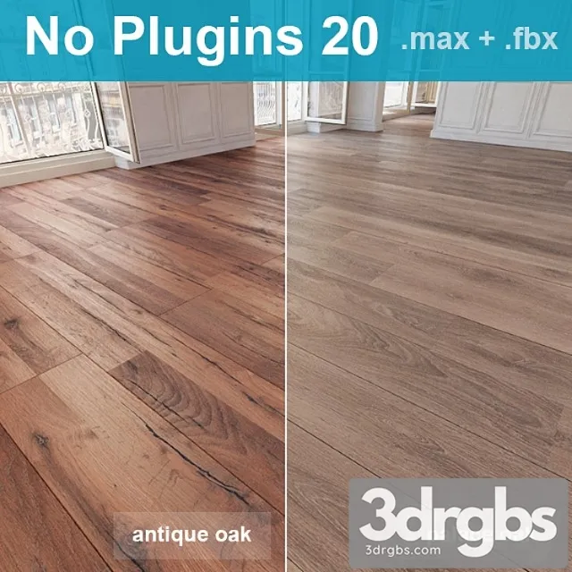 Parquet 20 (2 species without the use of plug-ins) 3dsmax Download