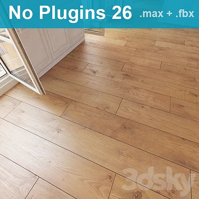 Parquet 26 (2 species. without the use of plug-ins) 3DSMax File
